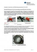 DGUV-Infoschreiben zu Wasserführende Armaturen