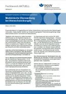 DGUV-Infoschreiben zur Medizinische Überwachung bei Atemschutzübungen