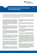 Infoschreiben Sicherheitstechnische Anforderungen an Schlauchpflegeanlagen