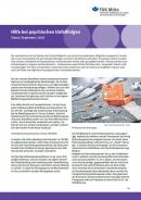 Infoschreiben zur Hilfe bei psychischen Unfallfolgen