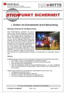 Infoschreiben zu Sichern von Einsatzstellen durch Beleuchtung