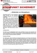 Infoschreiben zum Entzünden von Übungsfeuern