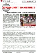 Infoschreiben Feste, Veranstaltungen, Kameradschaftspflege
