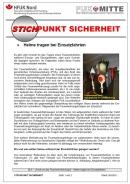 Infoschreiben zum Helme tragen bei Einsatzfahrten