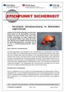 Infoblatt zur PSA im Motorkettensägeneinsatz