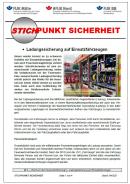 Infoschreiben zur Ladungssicherung Einsatzfahrzeuge