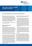 Infoschreiben der DGUV, Text zweispaltig mit DGUV Logo