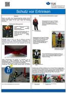 Plakat zu Rettungswesten in der Feuerwehr