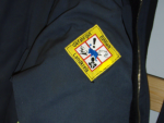 Aufnäher auf Feuerwehrjacke